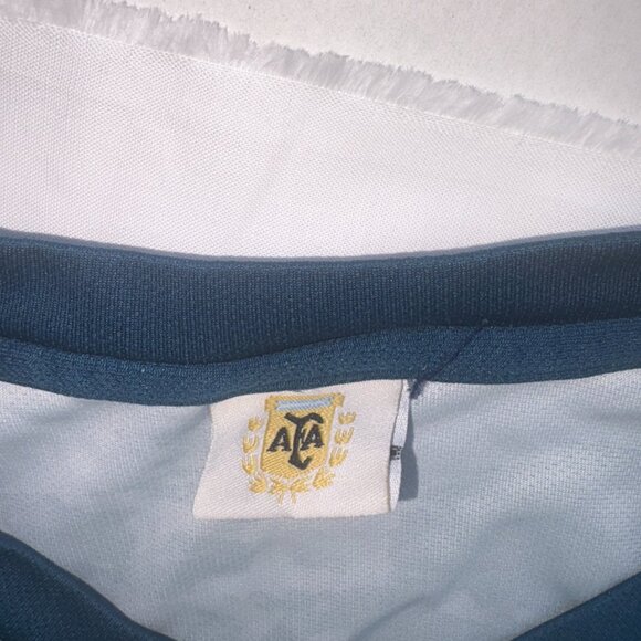 Messi 2021 Argentina #10 Leo Copa-American Away Kids Soccer Jersey Size 24 (6-7) - Picture 4 of 8